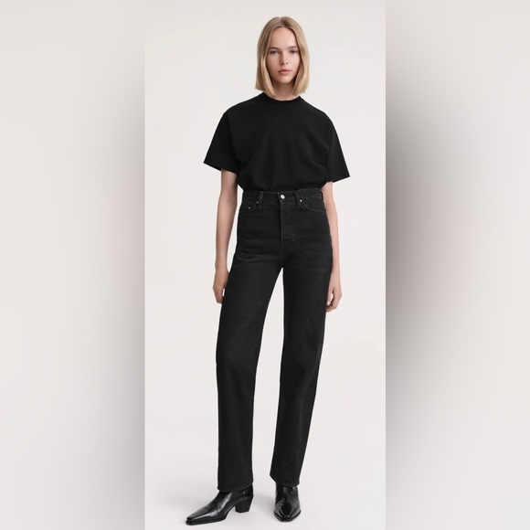 Toteme Denim - Women’s Totem TWISTED SEAM DENIM FULL LENGTH SZ 27/32 BLACK Style 231-240-744